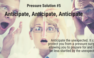Pressure Solution #5 – Anticipate, Anticipate, Anticipate