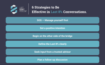 Six Strategies to be Effective in Last 8% Conversations
